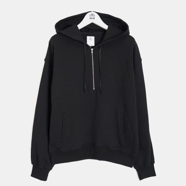 폴리테루 반집업 후드 2사이즈