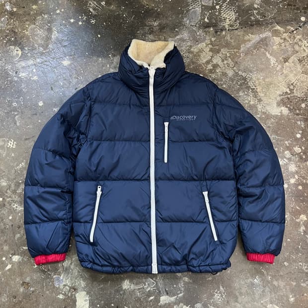100) 디스커버리 구스다운 패딩점퍼 거위털 패딩