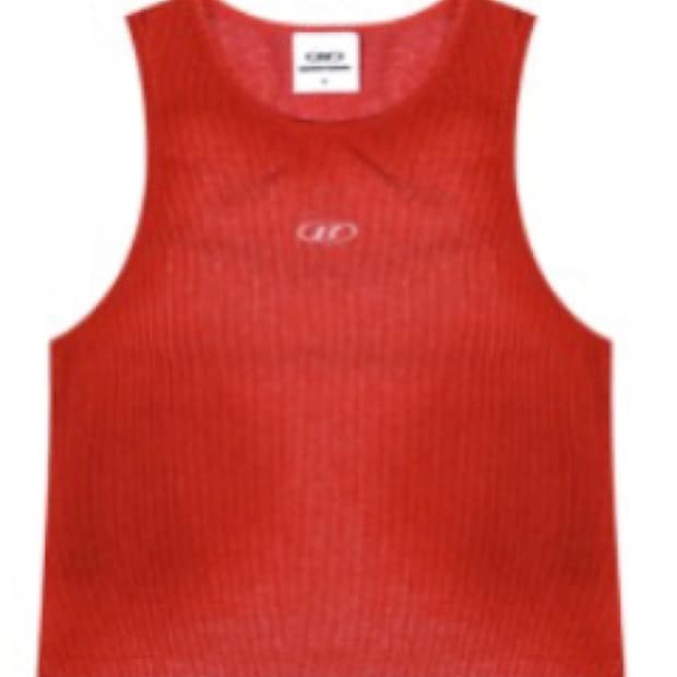 본투윈 B 로고 스프레이 투톤 탱크 탑 나시 민소매 2