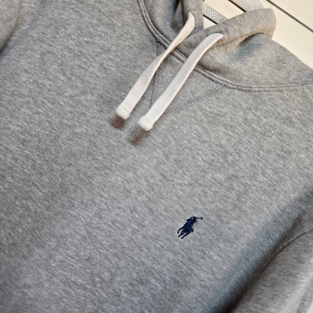 폴로 랄프로렌 그레이 후드티