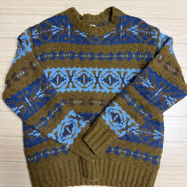 암피스트 그랜마 페어아일 니트 브라운 M