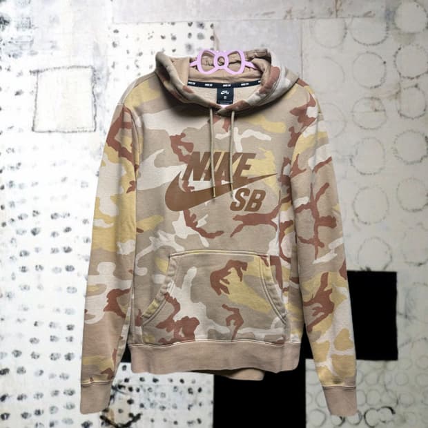 나이키 기모 카모 후드티