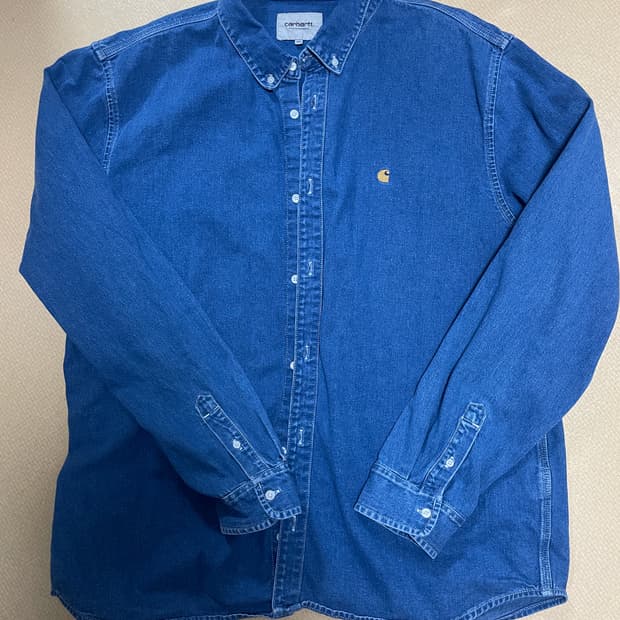 [xxl] 칼하트wip 데님 청셔츠 웰던 셔츠