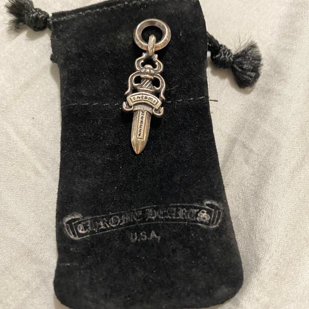 [OS] 크롬하츠 5대거 펜던트 참 실버