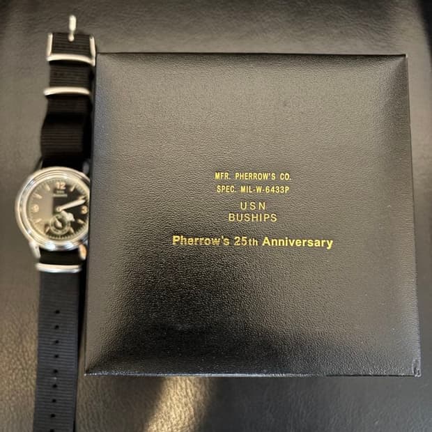 페로우즈 usn buships 밀리터리 시계