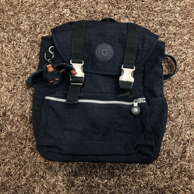 키플링 네이비 미니 백팩