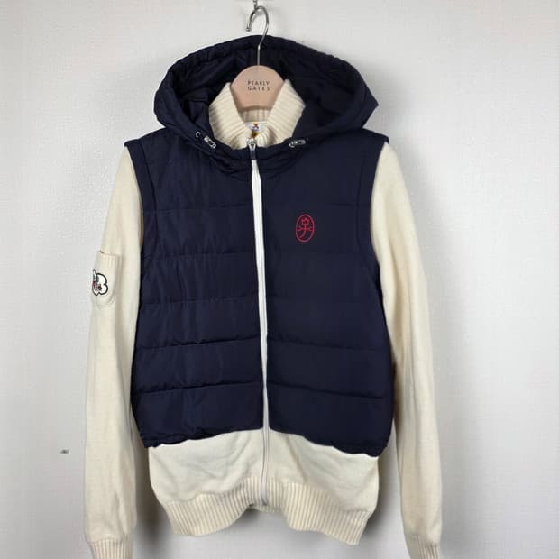 까스텔바작 여성 방풍 구스다운 니트 90