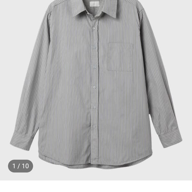 [2] 홈리 homly plain striped shirt