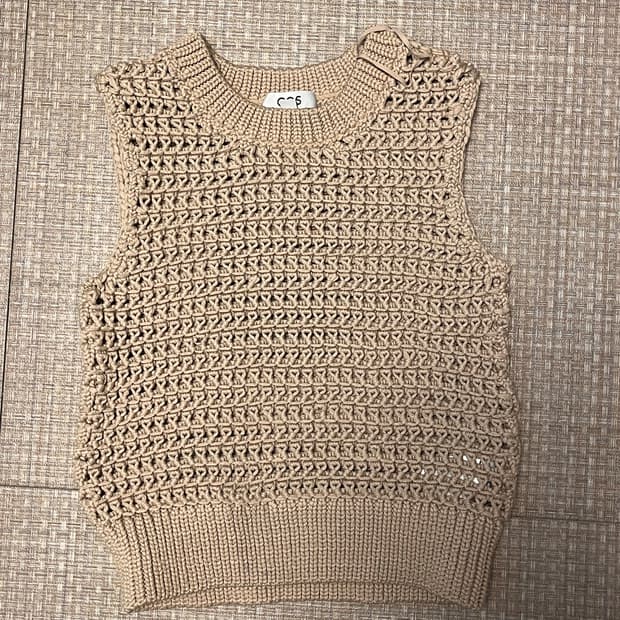COS 청키 니트 베스트 XS