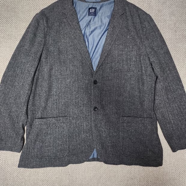 갭 CAP 헤링본 남자 블레이저 자켓