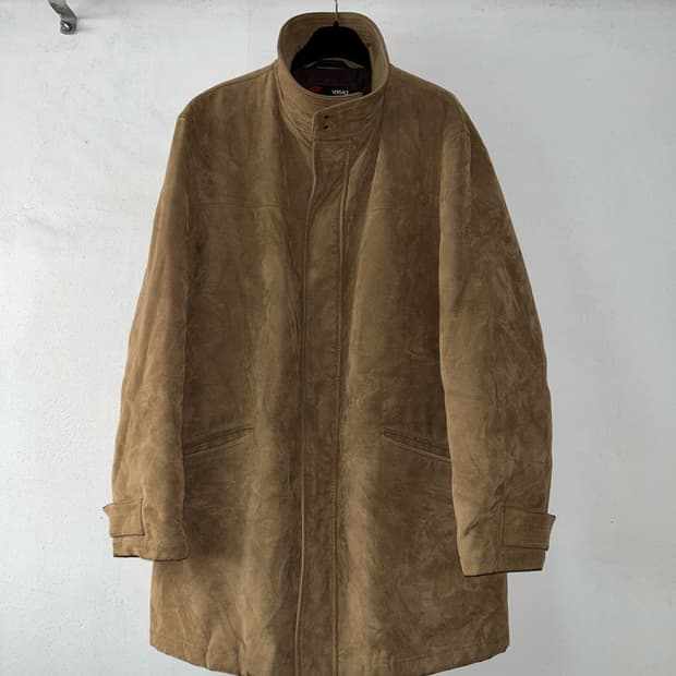 Versace Sport 1990s 스웨이드 코트