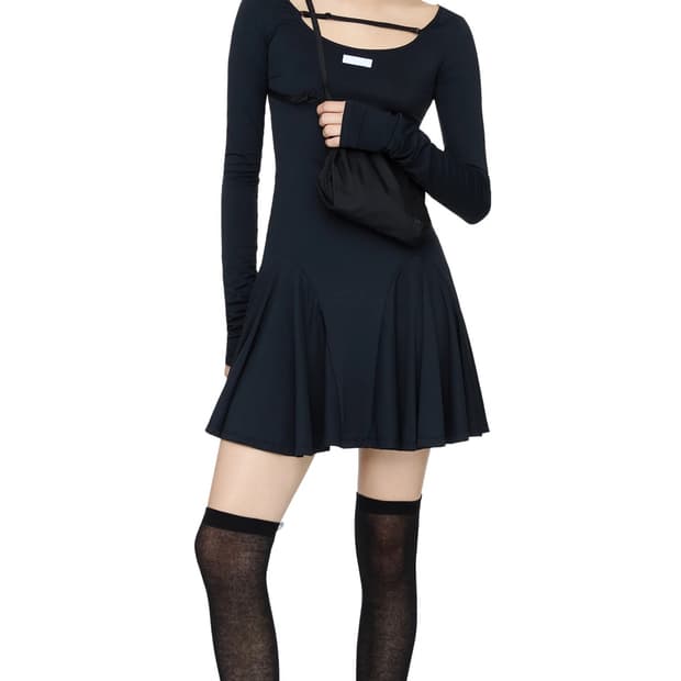 오호스 i:e Fluid Longsleeve Dress 01 