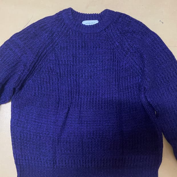 애프터프레이 인타르시아 니트 M