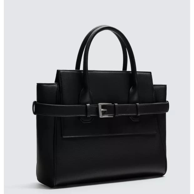 자라 벨트 디테일 토트백