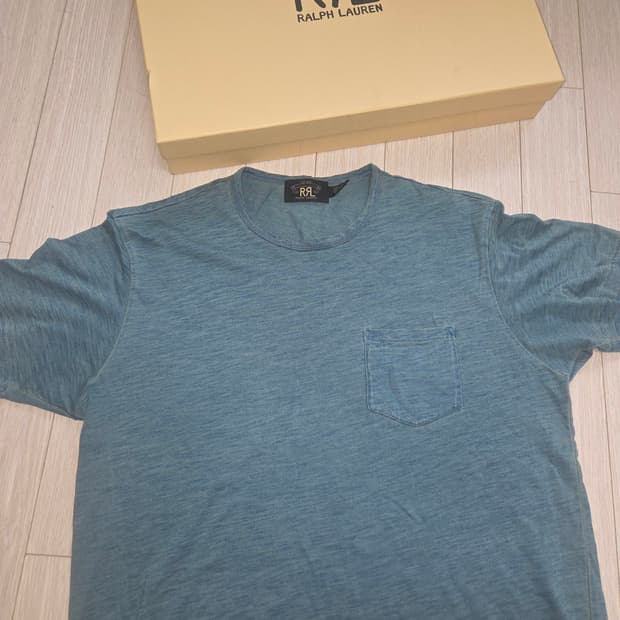 26ss RRL 인디고 크루넥 라지사이즈