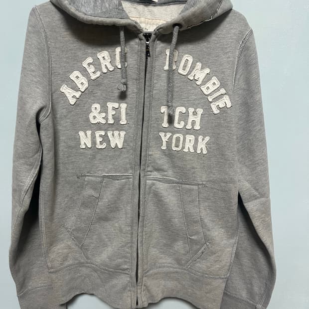 아베크롬비 그레이 후드집업