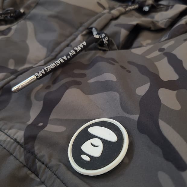 [XL] 베이프 AAPE 바이 에이프 카모 바람막이