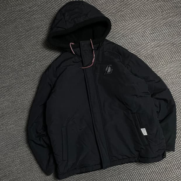 NBA LA레이커스 빅로고 리버시블 플리스 후드 자켓y 5190