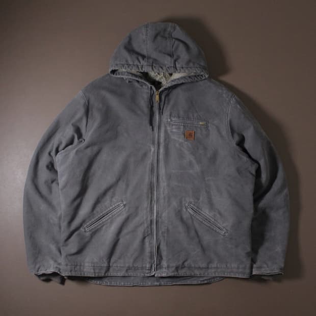 00‘s Carhartt J141 셰르파 라이닝 그레이 액티브 자켓 