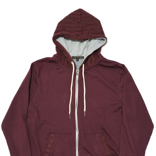 [JPN] Knite-Trimmed Hooded Zip-Up