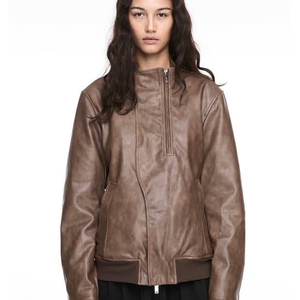 Nache LEATHER SHEARLING JACKET