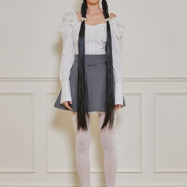 Corset Petticoat Skirt(Grey) 페르트 스커트