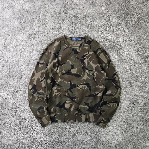 [무료배송] POLO RALPH LAUREN 카모플라주 맨투맨