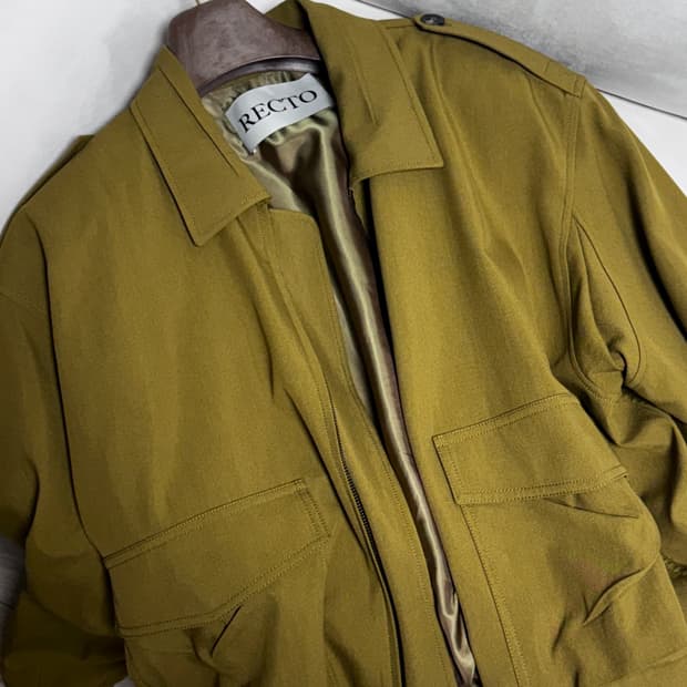 렉토 25FW 빈티지 프레스 크리즈 점퍼 2