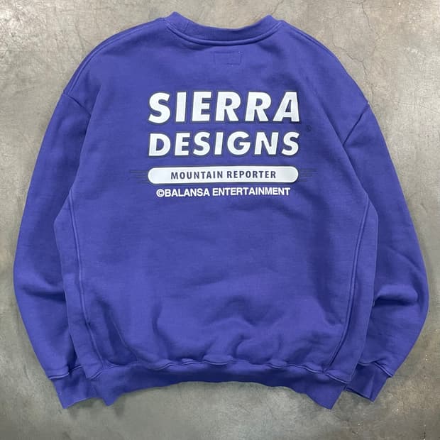 시에라 디자인 X 발란사 스웻셔츠