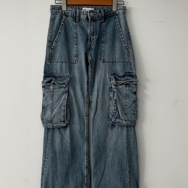 Zara 데님카고바지
