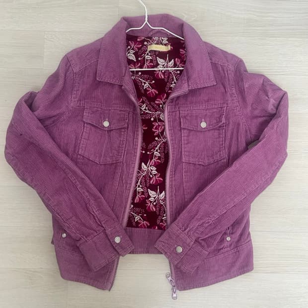 90s vintage jacket/ 유럽 빈티지 코듀로이 재킷 (pink