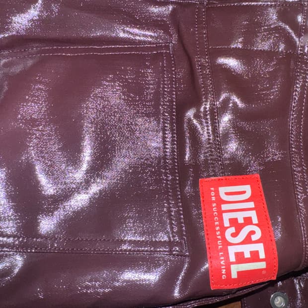 글렌마틴스 디젤 버건디코팅 데님 하이웨스트