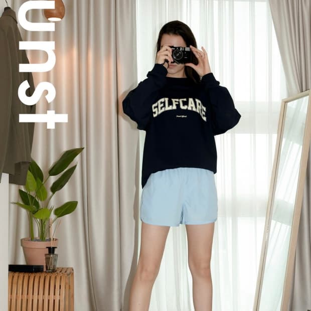 던스트 UNISEX SELFCARE SWEATSHIRT_DARK NAVY