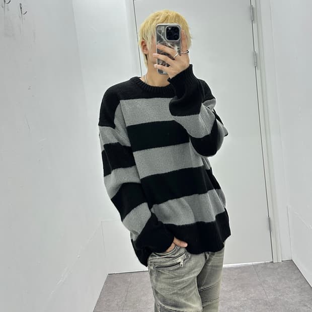 Vintage stripe knit