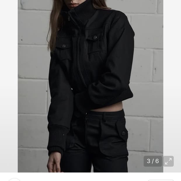 시너진 synerjyn 카고 블랙 자켓 점퍼