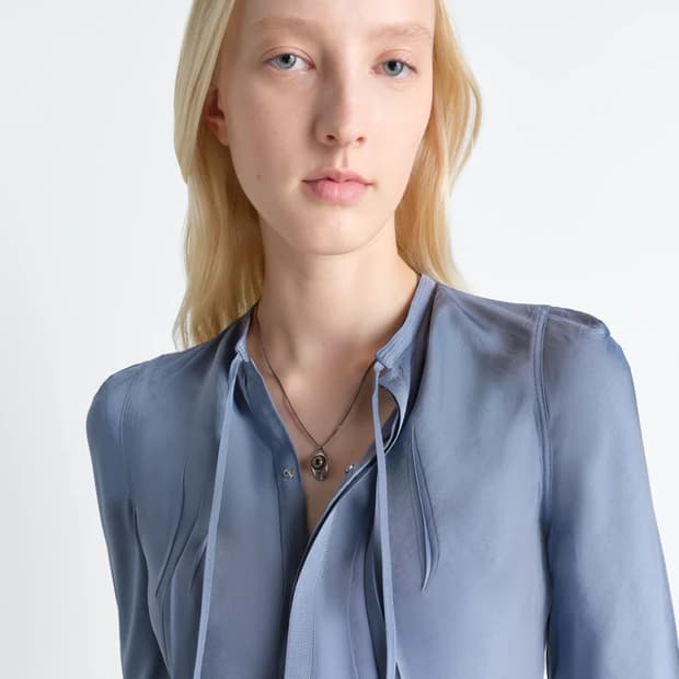 르메르 26ss 캣 아이 목걸이/실버