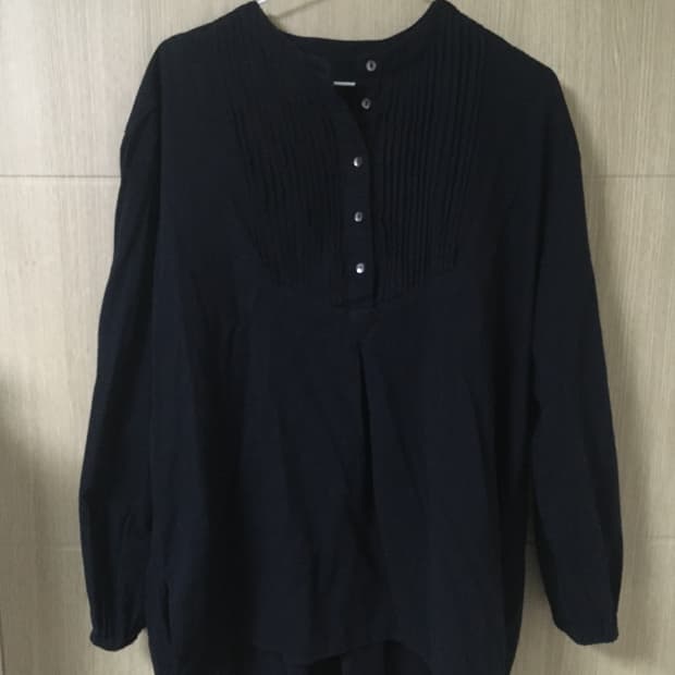 Black Henri neck shirts