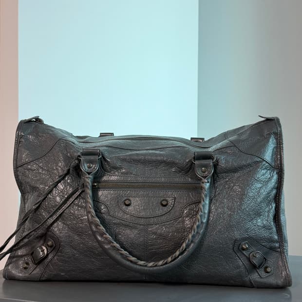 발렌시아가 모터백 딥그레이 라지