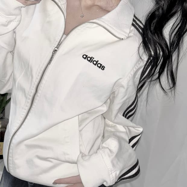 🐰아디다스 올드스쿨 빈티지 데일리 스펠아웃 면 자켓🖤