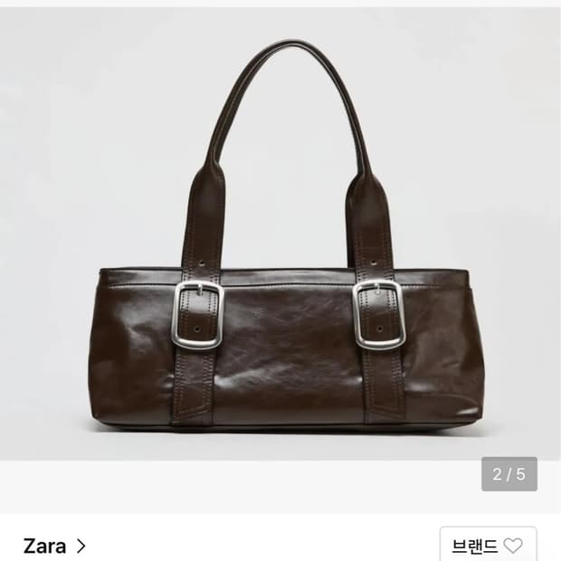 (구매글) ZARA 버클 디테일 롱 시티백 