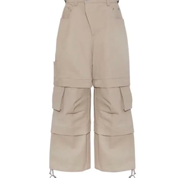 (OS) TITAN BAGGY PANTS BEIGE 카미엔 배기팬츠 베이