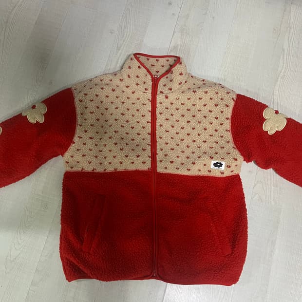 데이지 신드롬 양털 후리스 자켓