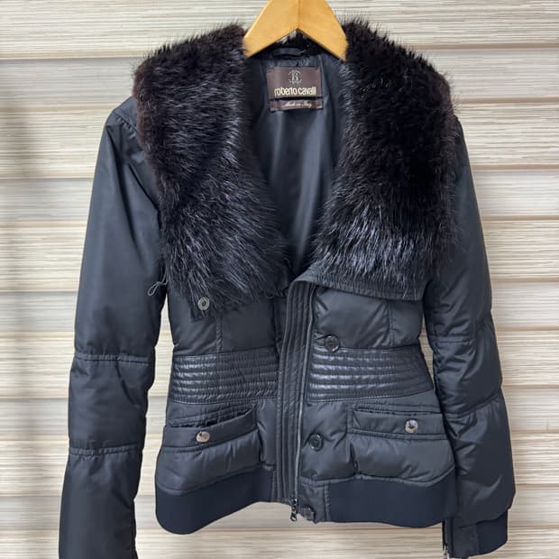 로베르토 카발리 패딩 55사이즈