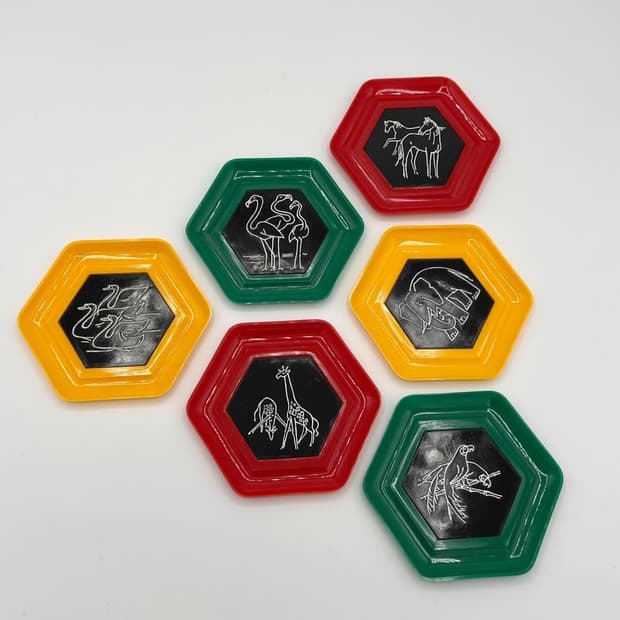 DDR 동독 디자인 컵받침