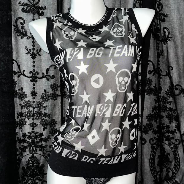 punk see-through slip