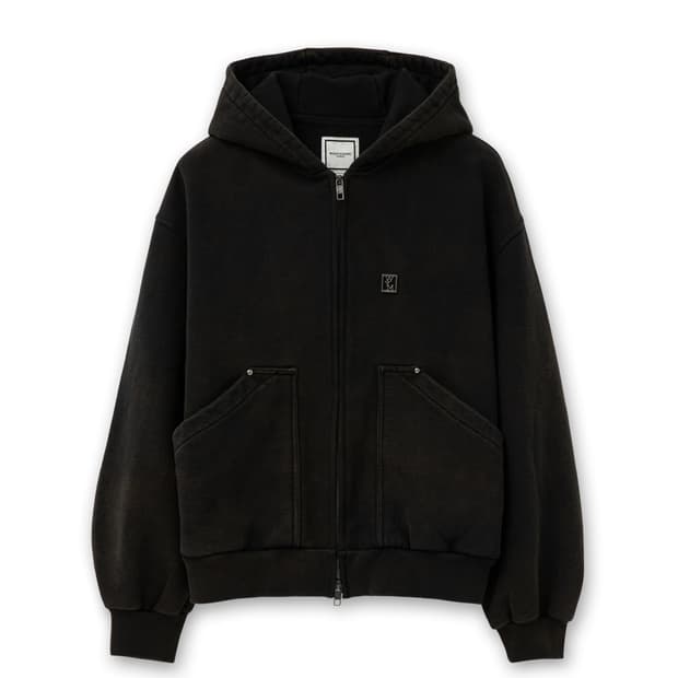 [구매] 우영미 / 25ss 브라운 다잉 후드 집업 46, 48