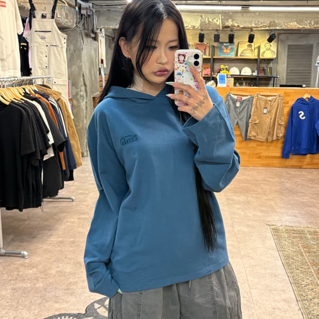 이미스 블루 후드티 #csz4275