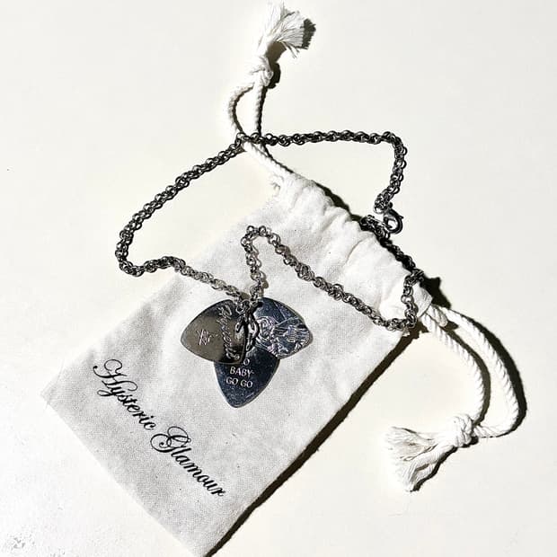 히스테릭 글래머 기타 피크 목걸이