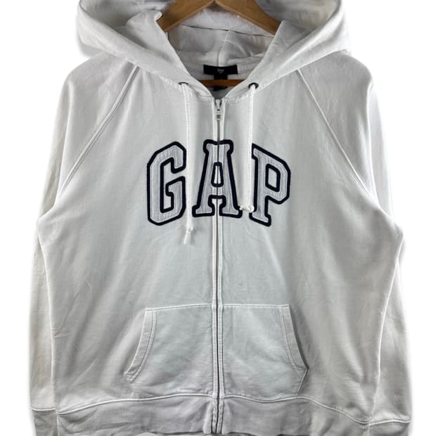 갭 화이트 헤리티지 후드집업2402