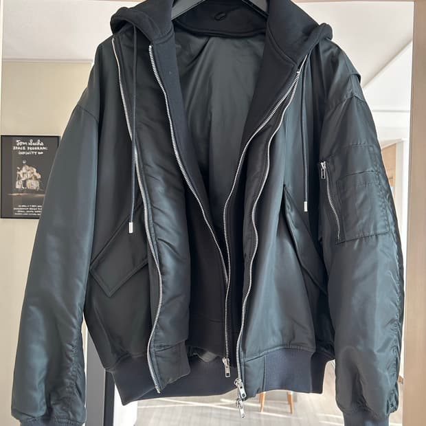 tngt 후드 ma-1 판매 (100사이즈,상태최상)